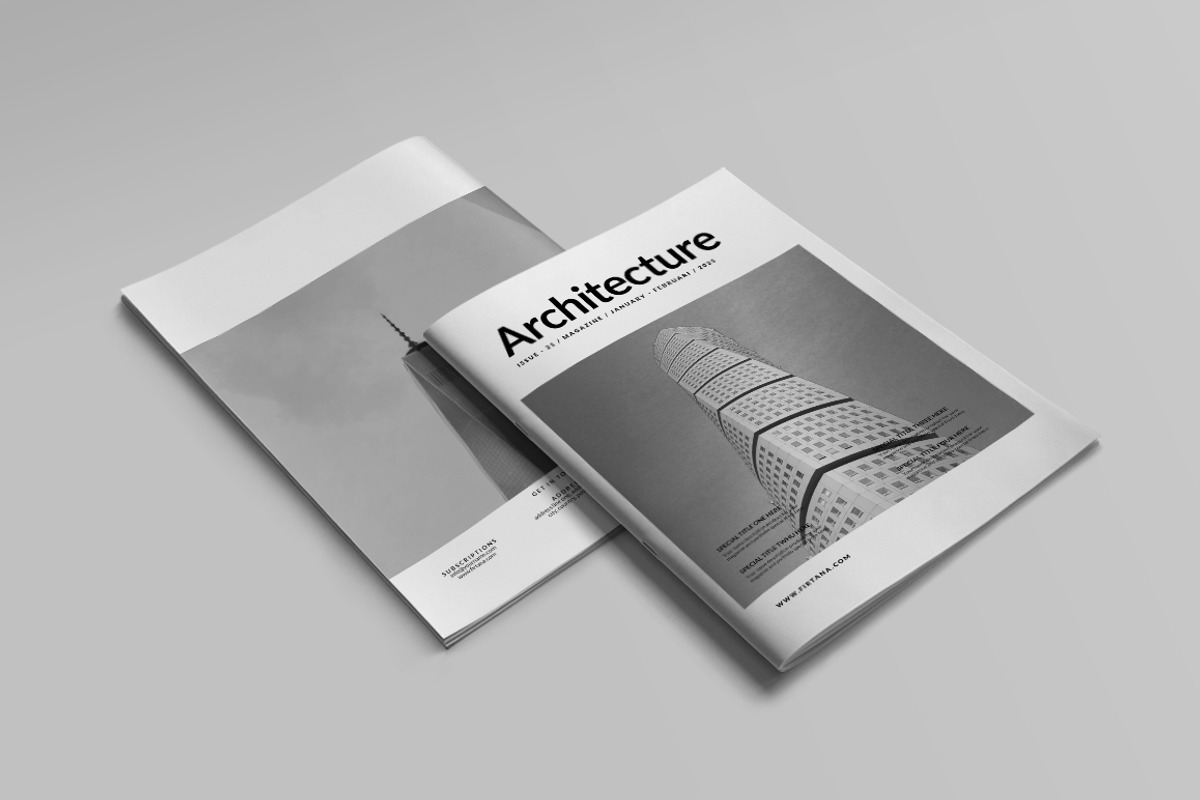 Architecture Magazine, a Magazine Template by Firtana (Photo 9 of 10)