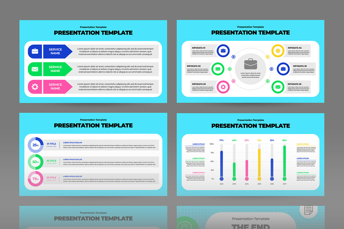 Business Plan PowerPoint Template, a Presentation Template by CreativeUP (Photo 6 of 6)
