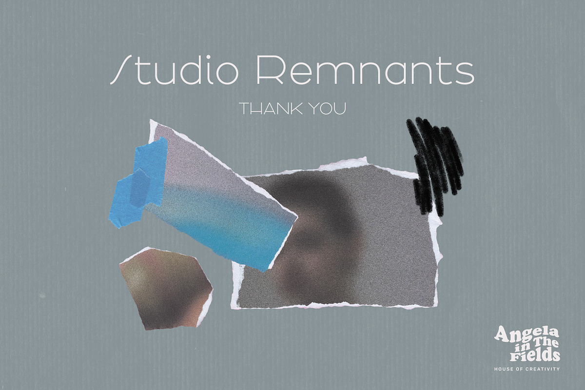 STUDIO REMNANTS Collage Kit, an Object Graphic by angelainthefields (Photo 13 of 13)