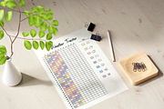 Weather Tracker | Daily Weather Log, a Print Template by Graphicsnext (Thumbnail 1 of 4)