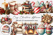 Cozy Christmas Afternoon Clipart, an Illustration by Designworld (Thumbnail 1 of 5)