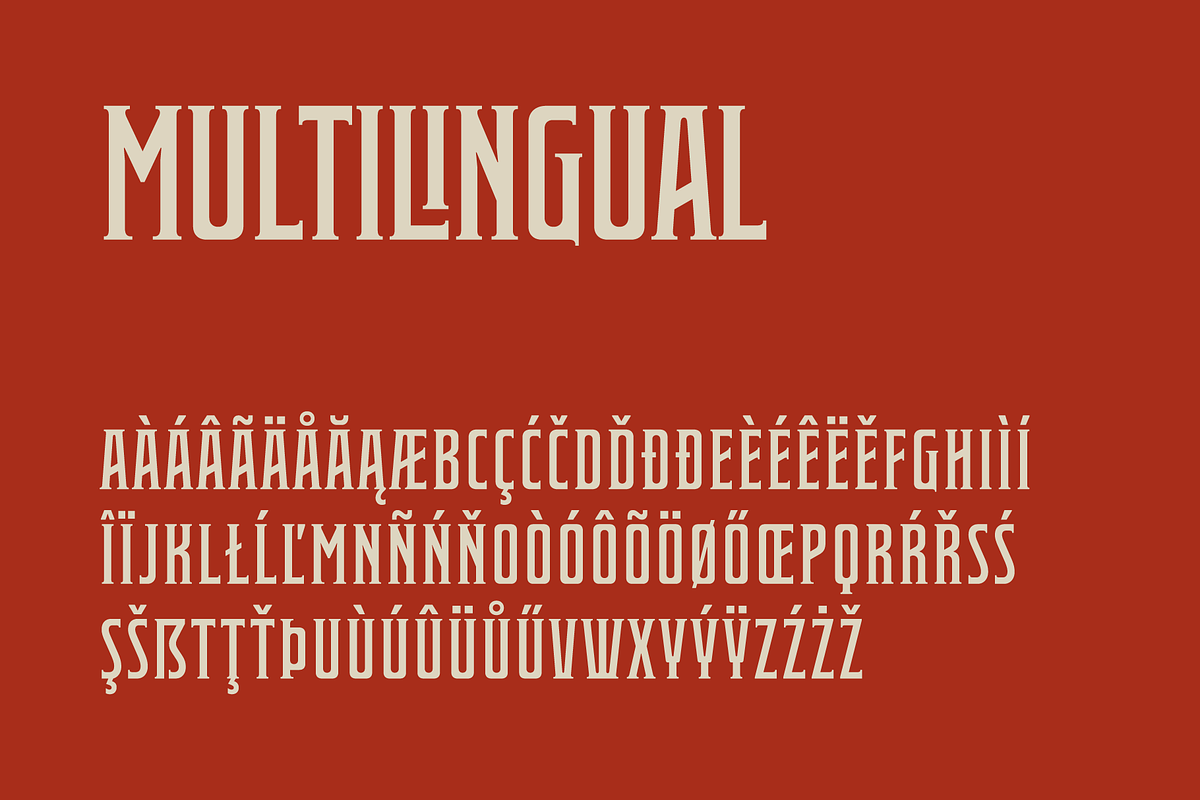 Buron Typeface preview 5