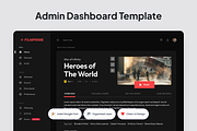 Movie Ticket Admin Dashboard, a Websites & App Template by SquidPixey (Thumbnail 2 of 5)