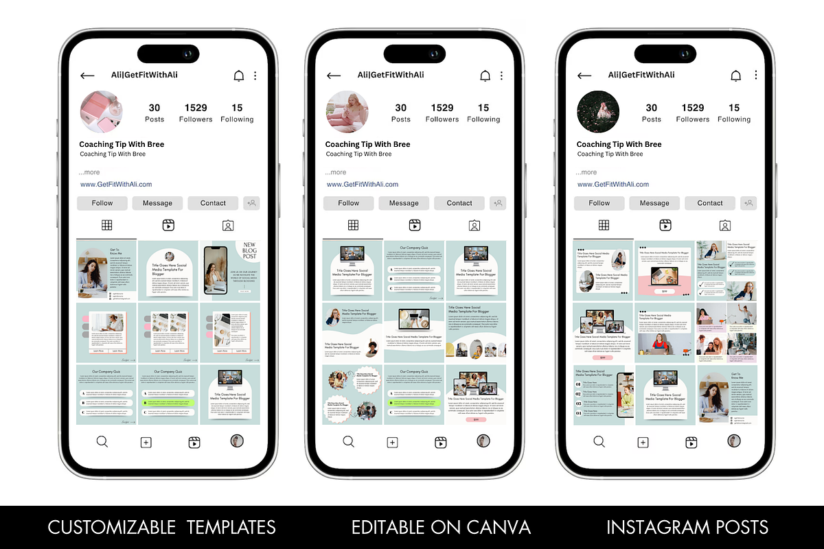 Eye-Catching Instagram Post Templates for Coaches and Entrepreneurs preview 3