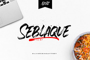 SEBLAQUE, a Font by NUGS (Thumbnail 1 of 7)