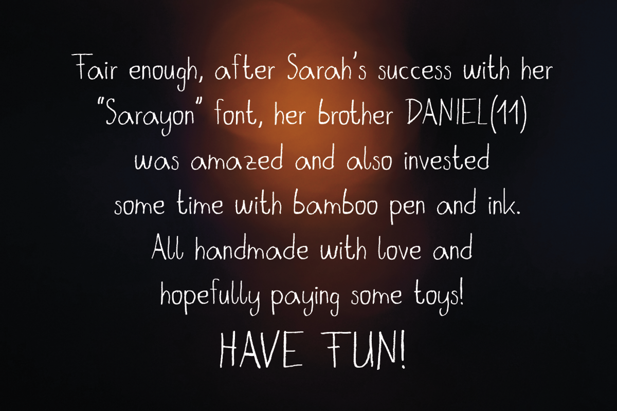 Josia Typeface preview 2