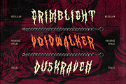 CS Damage – Black Metal Font, a Blackletter Font by Craft Supply Co. (Thumbnail 4 of 8)