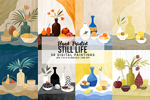 Hand Painted Still Life, a Decorative Illustration by Digital Art Creations