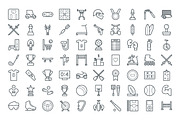 125+ Sports Vector Icons, an Outline Icon by Vectors Market (Thumbnail 3 of 3)