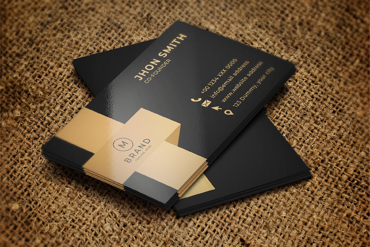 Modern And Clean Business Card, a Business Card Template by M9 Design (Photo 3 of 5)
