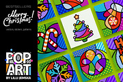 MERRY CHRISTMAS! Pop Art Collection, a Decorative Illustration by Lilli Jemska Studio (Thumbnail 1 of 4)