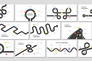 Basic Roadmap Infographic PowerPoint, a Presentation Template by Premast (Thumbnail 3 of 4)