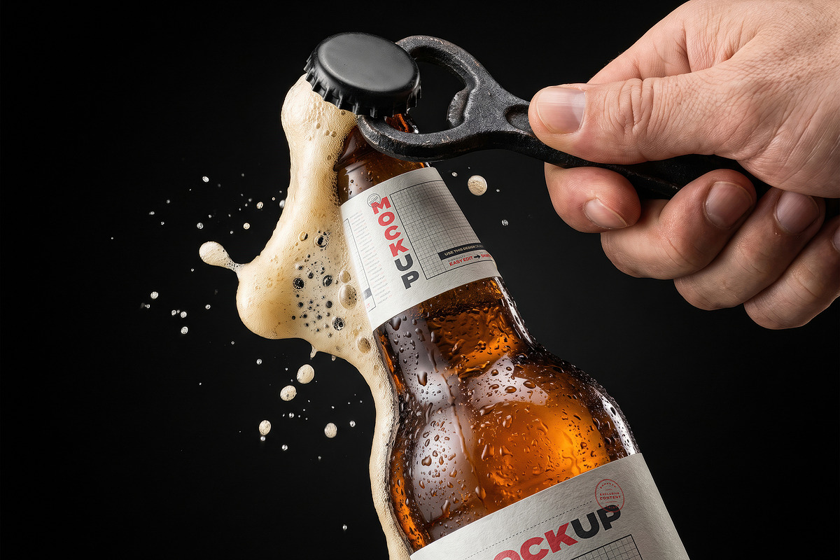 Beer Collection Mockups, an Advertising Mockup by Luuqas Design (Photo 1 of 11)