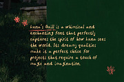 Luna's Quill Chalk Font, a Handwritten Font by Perplexitics (Thumbnail 6 of 10)