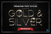 Gold & Silver #3 - 15 Text Styles, a Layer Style Add-On by Jonas Stensgaard (Thumbnail 13 of 18)