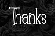 Black Rose | Script Font, a Script Font by Scratchones (Thumbnail 8 of 8)