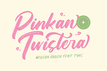Pinkan Twistera – Modern Brush Scrip