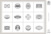 40 Retro Labels Collection, a Branding & Logo Template by Graphicdome (Thumbnail 4 of 9)