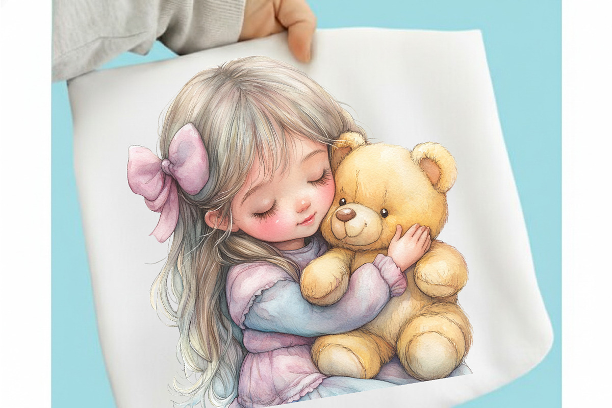Whimsical Girl Clipart Bundle, an Illustration by designcity5 (Photo 5 of 5)
