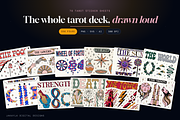 78 Tarot Card Sticker Sheets, an Object Graphic by Jakayla Digital Co (Thumbnail 2 of 18)