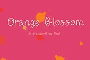 ORANGE BLOSSOM FONT, Handwritten, a Handwritten Font by Sense Library (Thumbnail 1 of 8)