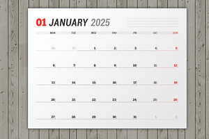 Wall Calendar 2025 WC037-25