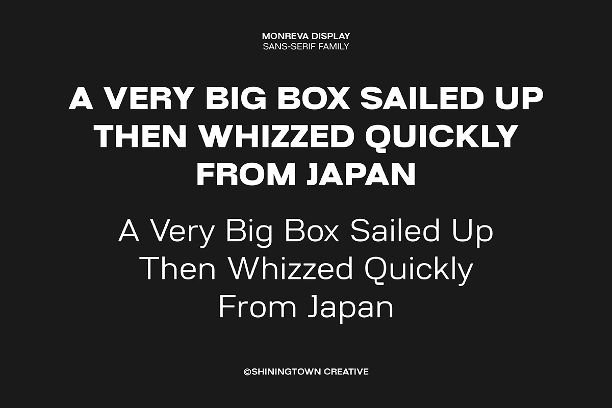 Monreva Display — 7 Weights (+Bonus), a Sans Serif Font by Shiningtown Creative (Photo 10 of 15)