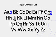 SS Tegua - Modern Sans Font, a Font by Typocracy Studio (Thumbnail 2 of 15)