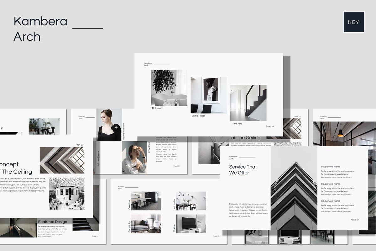 Kambera - Minimal Keynote Template, a Presentation Template by deasign (Photo 1 of 14)