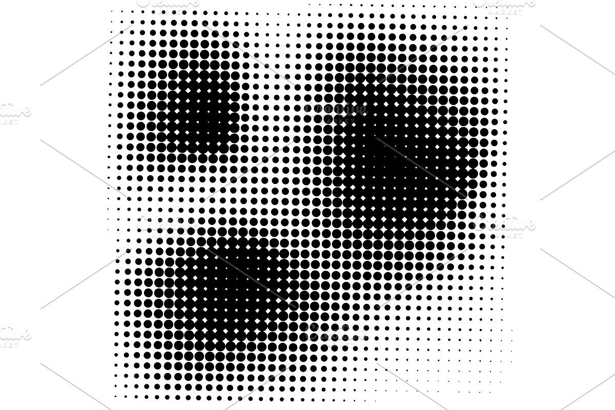 Halftone faded gradient texture, a Texture Illustration by Nenahliadava Design