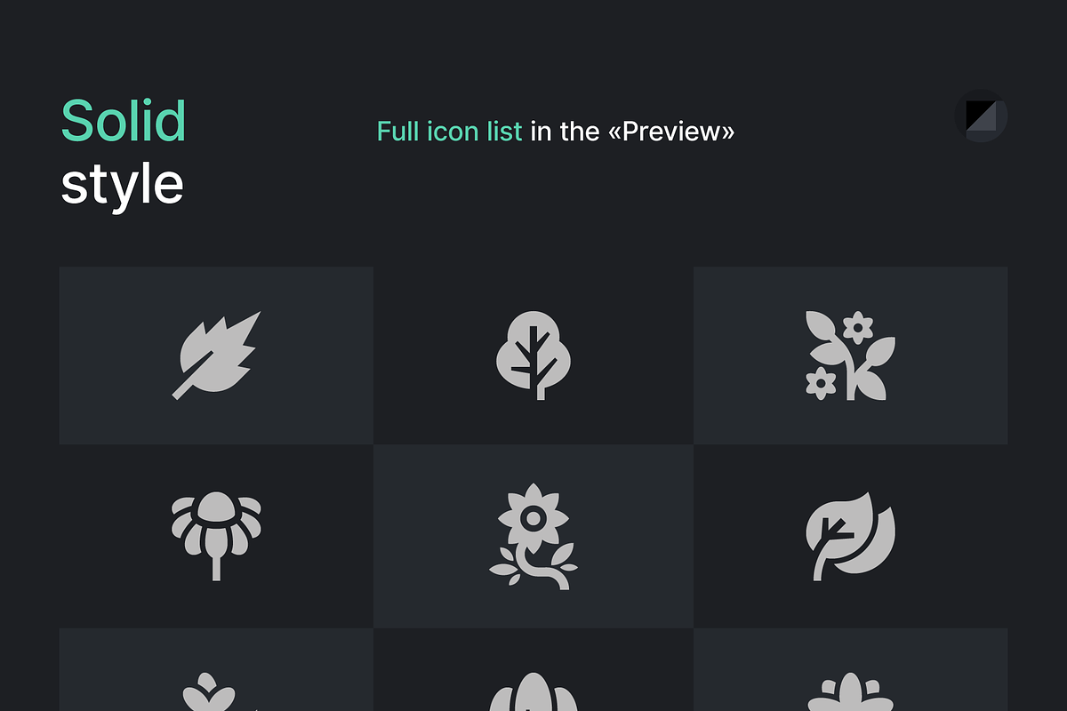 Basicons / Nature, a Duotone Icon by Danil Polshin (Photo 4 of 6)