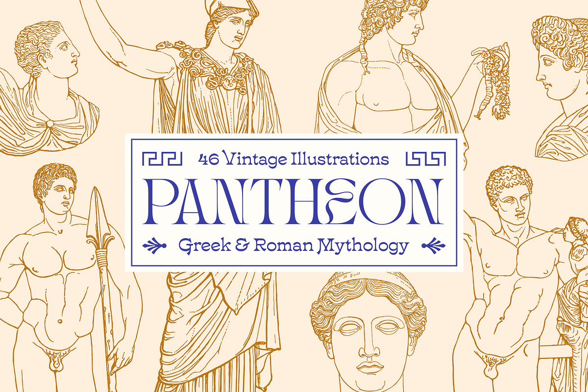 Pantheon - Greek & Roman Mythology, an Illustration by Graphic Goods (Photo 1 of 15)