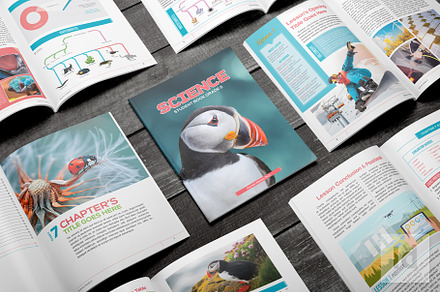 Science Textbook Template 4.0 A4, a Magazine Template by fisihsani