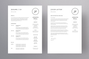 Joseph Paul - Resume/CV Template