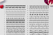 60 Hand Drawn Romantic Pattern Brush, a Brush Add-On by Mallinka (Thumbnail 2 of 12)