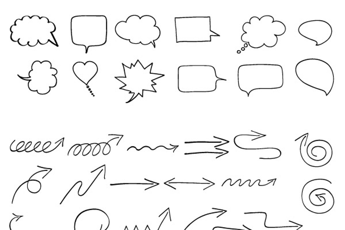 Hand Drawn Design Elements 1 preview 2