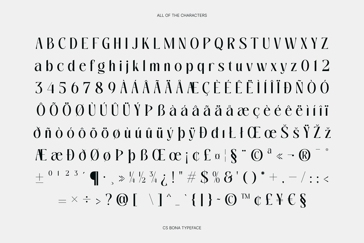 CS Bona – Modern Sans Serif, a Sans Serif Font by Craft Supply Co. (Photo 8 of 8)