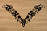 50 Floral Ornament Scroll Silhouette, an Illustration by yasushie (Thumbnail 2 of 4)