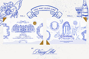 Dominica Vintage Frame Collection, an Object Illustration by NassyArt (Thumbnail 17 of 17)
