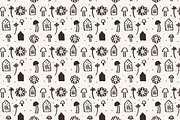 Whimsical Folk Doodle Patterns, a Pattern Graphic by Lyolya Profitrolya (Thumbnail 5 of 7)