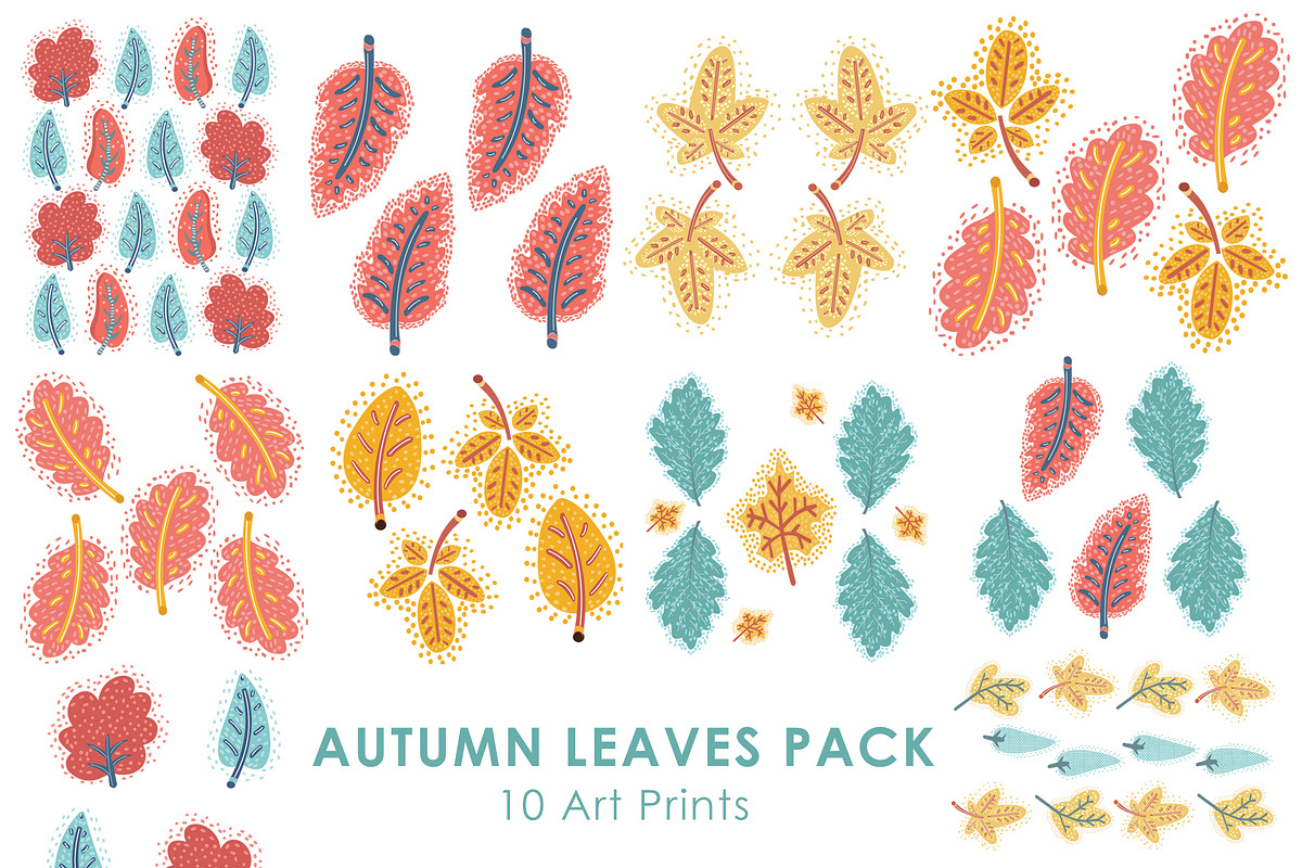 Hand made Autumn Organic Pattern Kit, a Pattern Graphic by Design Unique (Photo 11 of 13)