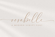 Rosabelle A Modern Script Font, a Script Font by Prestige Artsy Studio (Thumbnail 1 of 9)