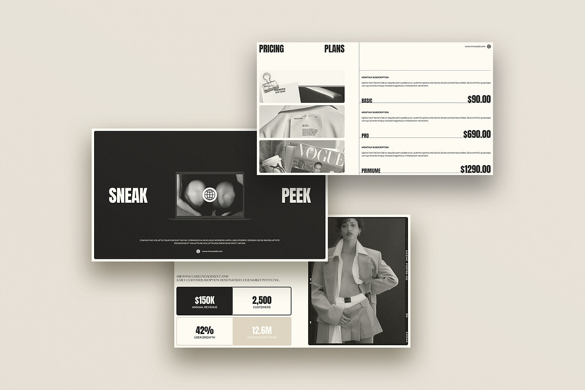 Pitch Deck Presentation Template, a Presentation Template by Studio Monova (Photo 11 of 15)
