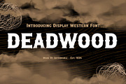 Deadwood - Display Font, a Script Font by Artdorable (Thumbnail 1 of 9)