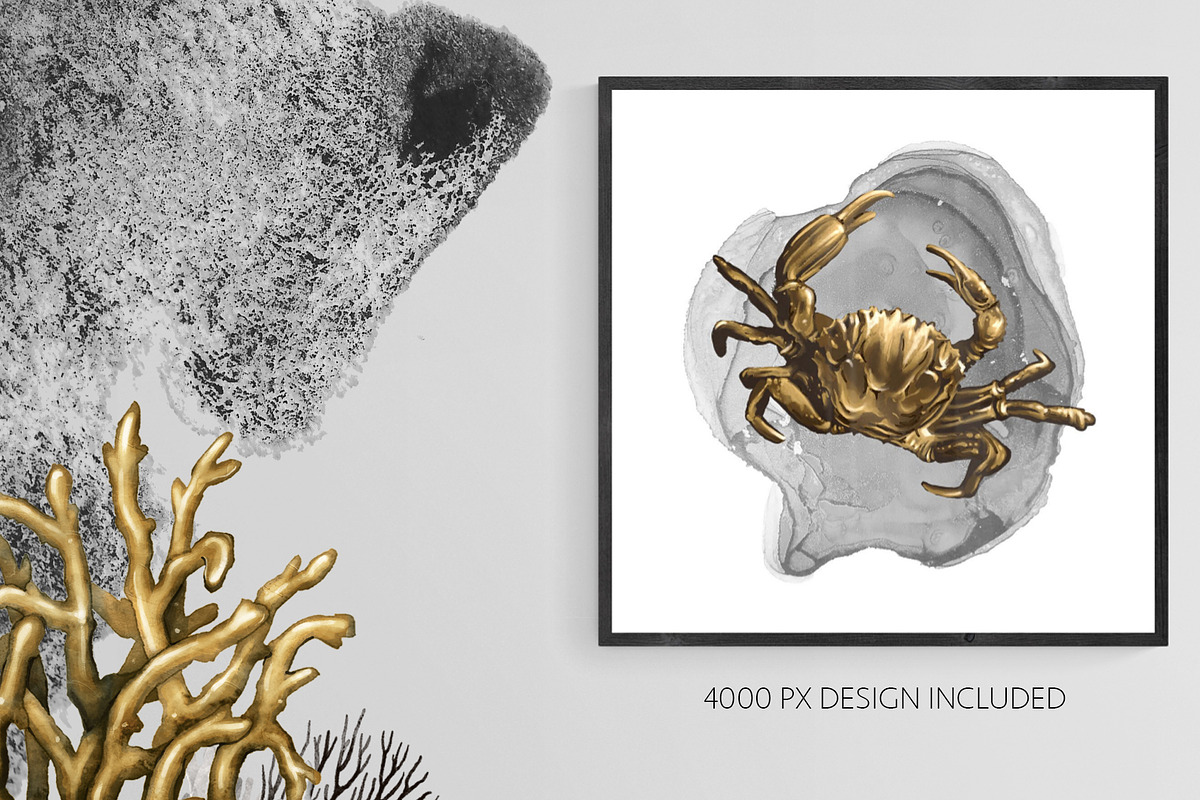 GOLDEN SEA, an Animal Illustration by Eisfrei (Photo 5 of 11)