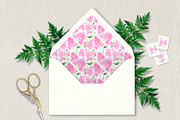 Pink Lilac Watercolor Wedding Suite, a Stationery Template by Love Design (Thumbnail 11 of 14)