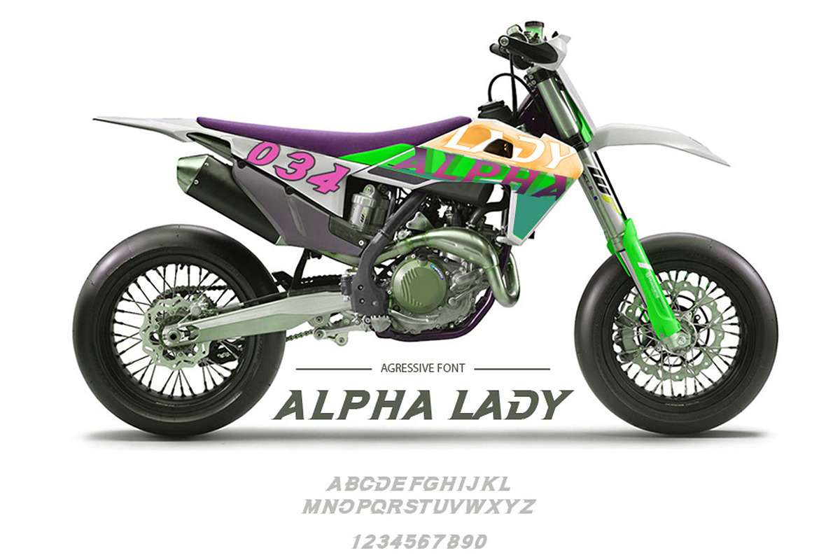Alpha lady, a Slab Serif Font by iyhulmonsta (Photo 4 of 7)