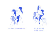 She, With Her. Lesbian Couple Illust, a Person Illustration by VasilkovS (Thumbnail 6 of 6)