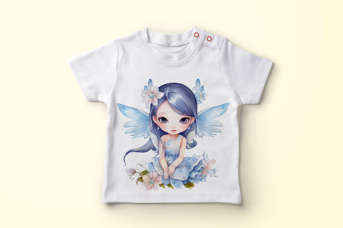Cute Little Fairy Clipart,Fairies, an Illustration by vivastarkids (Photo 4 of 4)