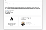 Real Estate Email Signature Template, a Marketing Template by ZoaniDesign (Thumbnail 8 of 10)